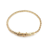 Bibi Van Der Velden Thin Alligator Wrap Bracelet