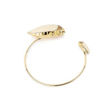 Bibi Van Der Velden Mammoth Scarab Bangle with Brown Diamonds
