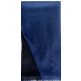 Toosh Lisse Two Tone Stole: Bleu Nuit+ Black