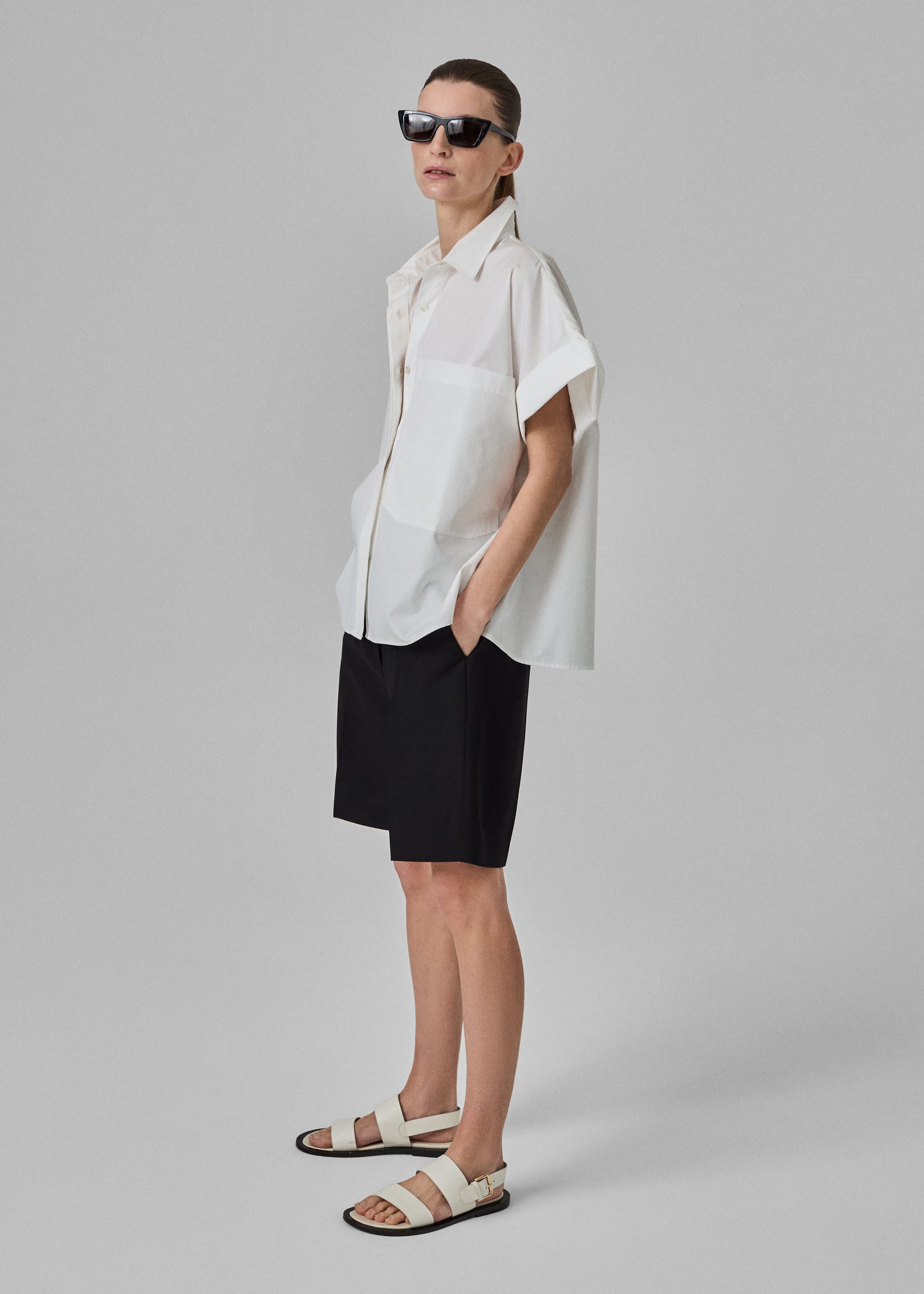 Boxy SS Shirt - White