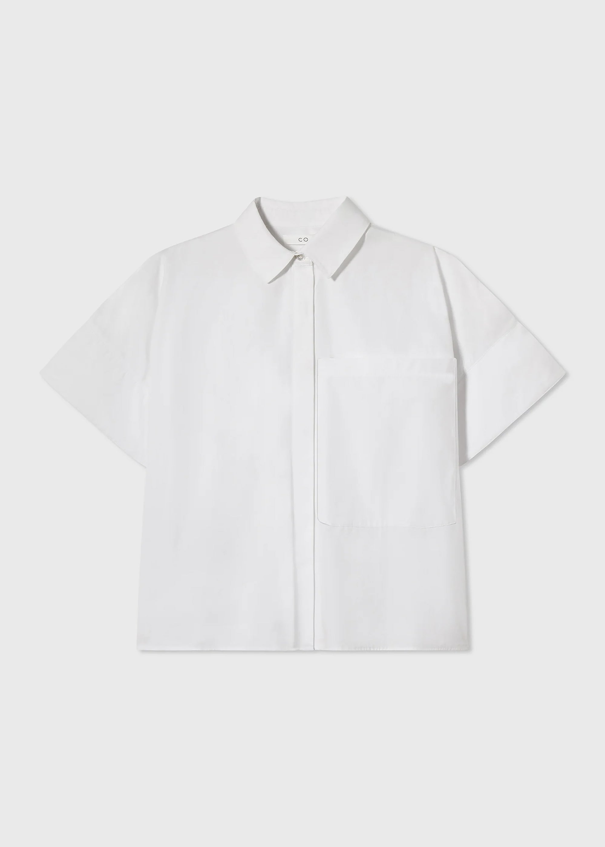 Boxy SS Shirt - White