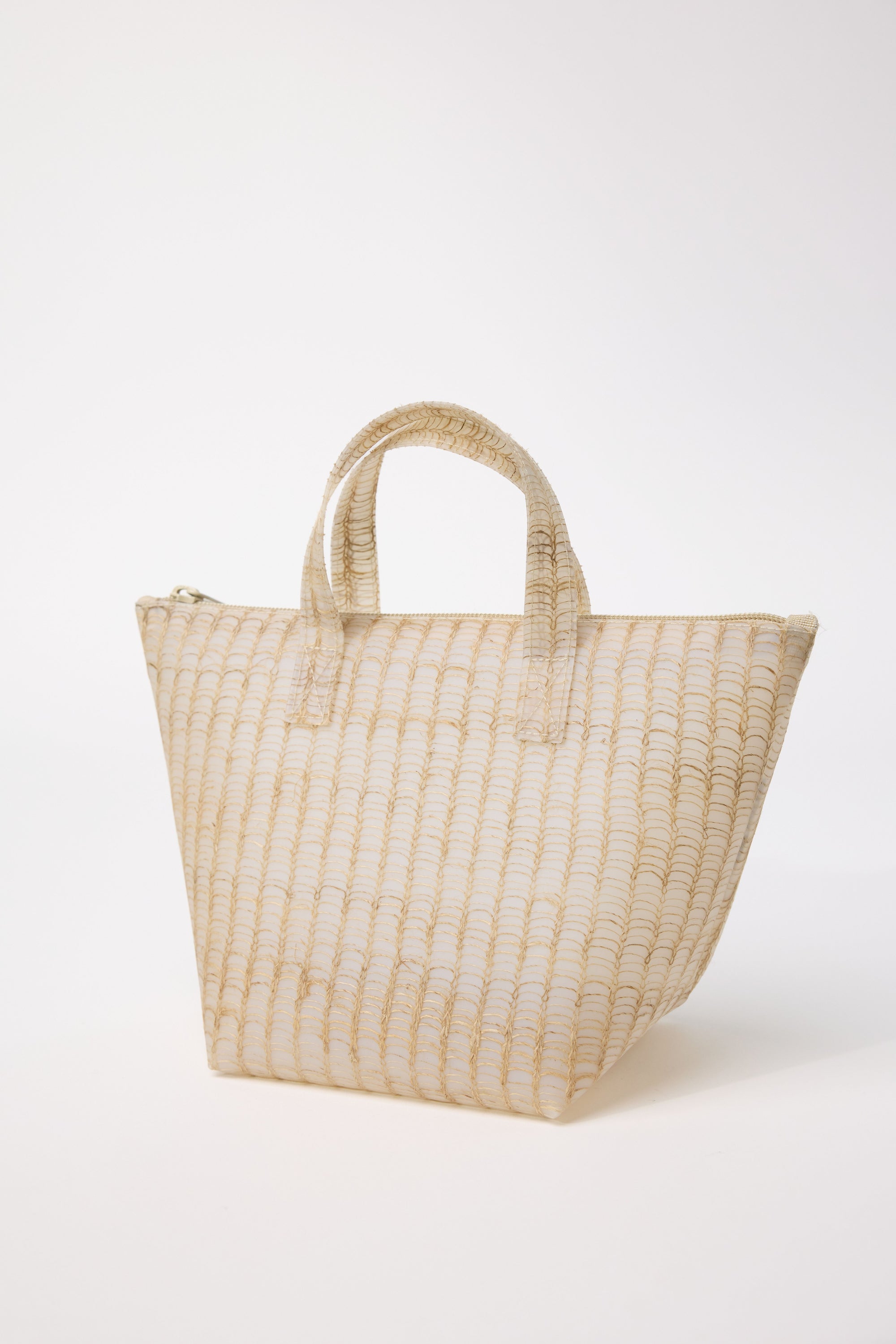 Small Square Basket with Zip