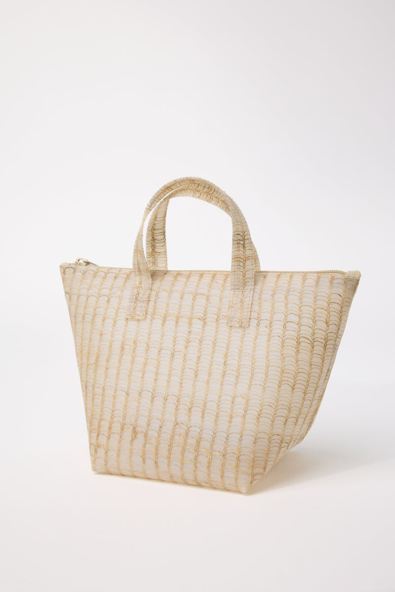 Small Square Basket with Zip