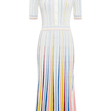 Gabriela Hearst Calypso Pinstripes Dress
