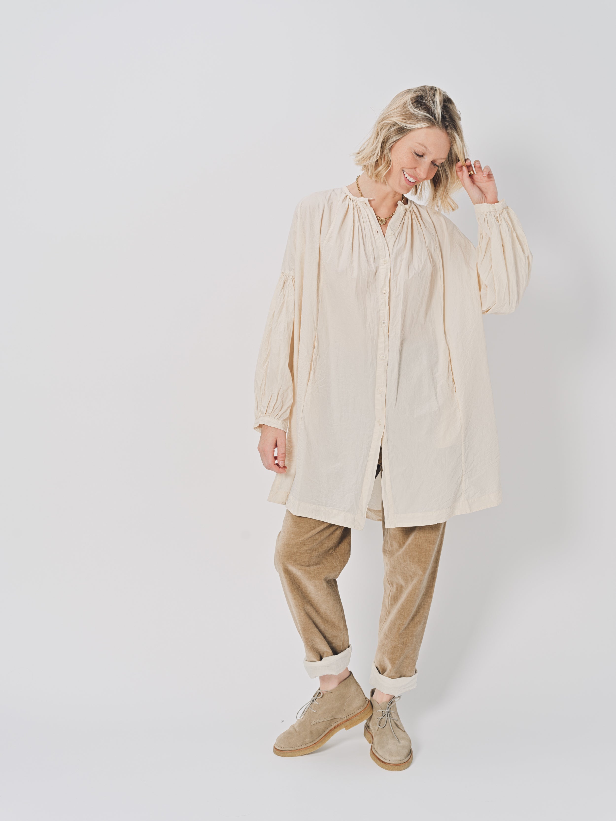 Casey Casey 3 by 3 Shirt Natural / S