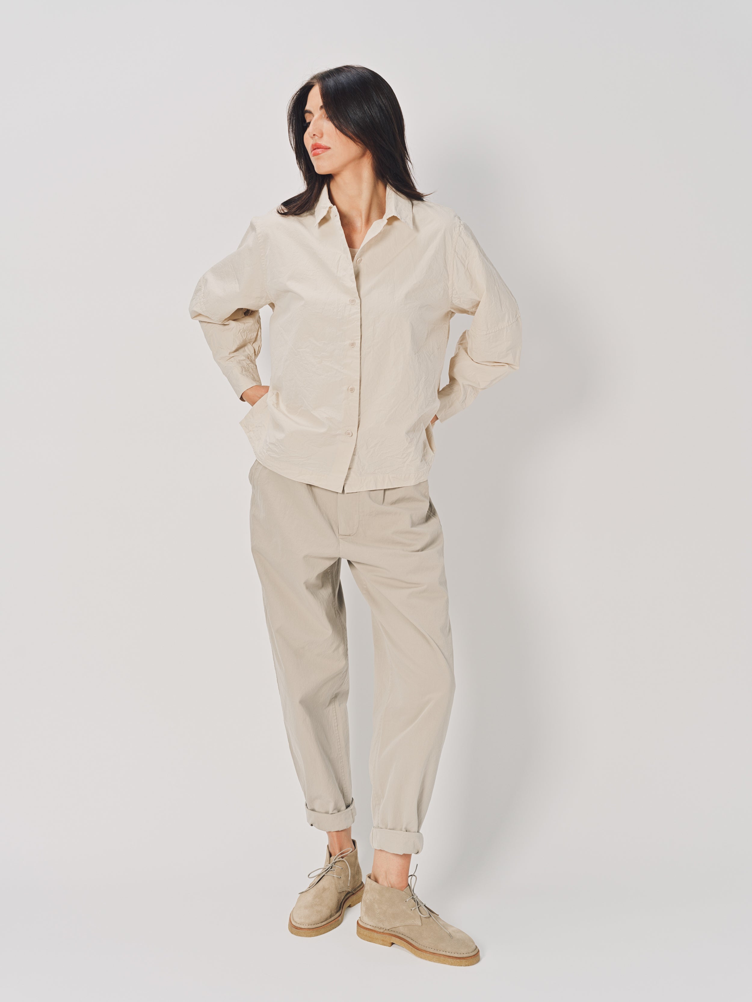 Casey Casey Elena Shirt in Cotton Off White / S