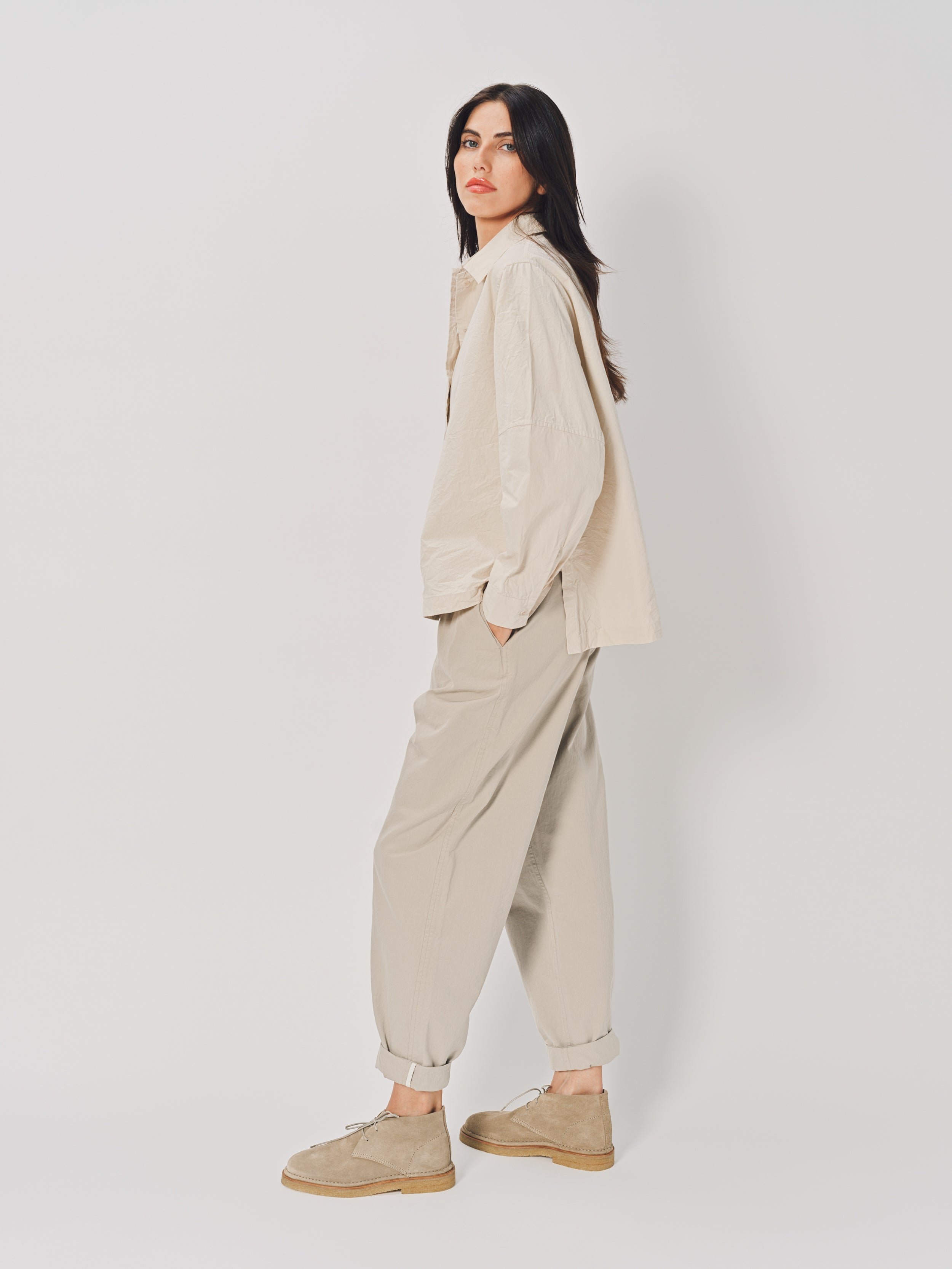 Casey Casey Elena Shirt in Cotton Off White / S