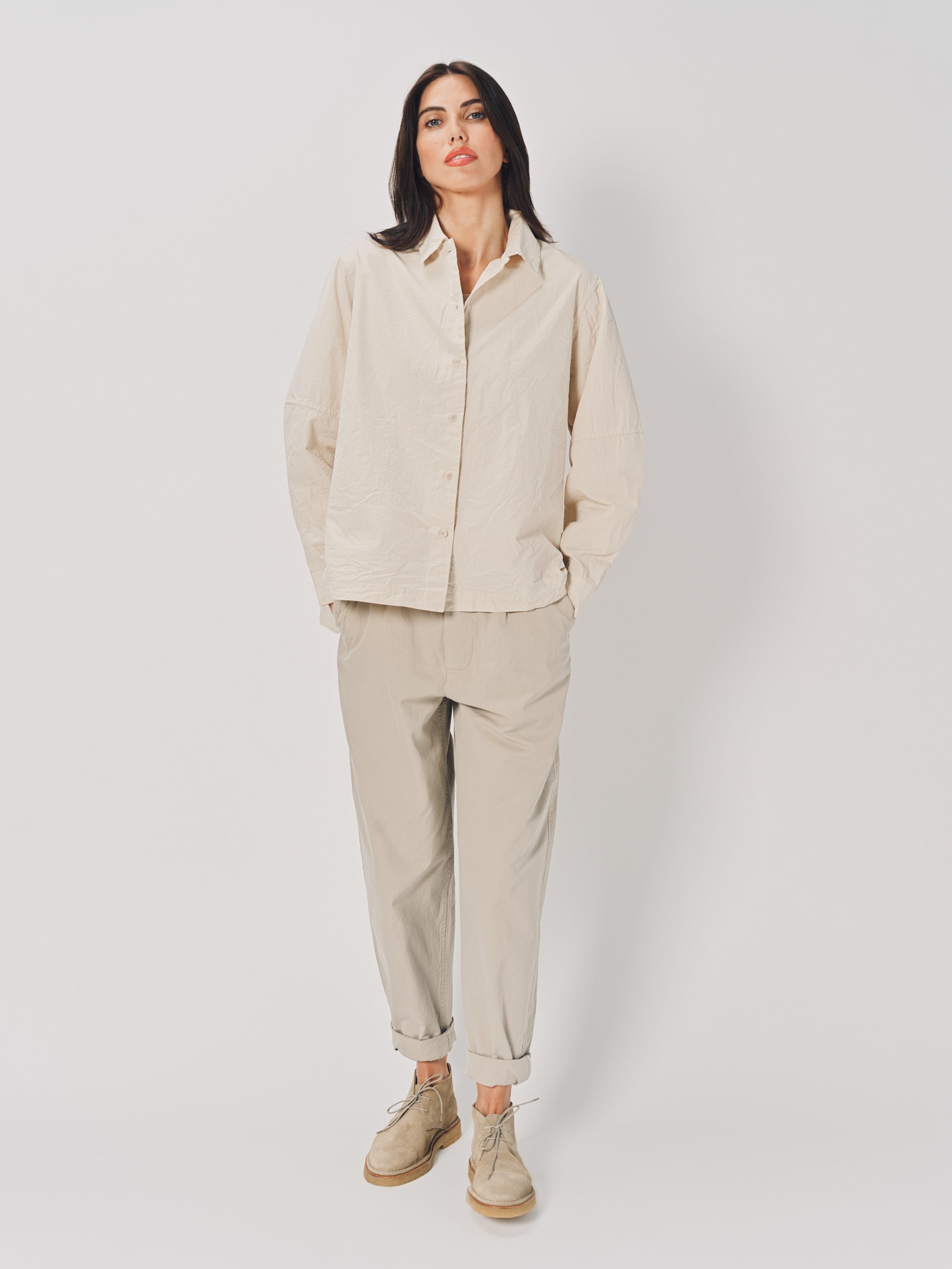 Casey Casey Elena Shirt in Cotton Off White / S
