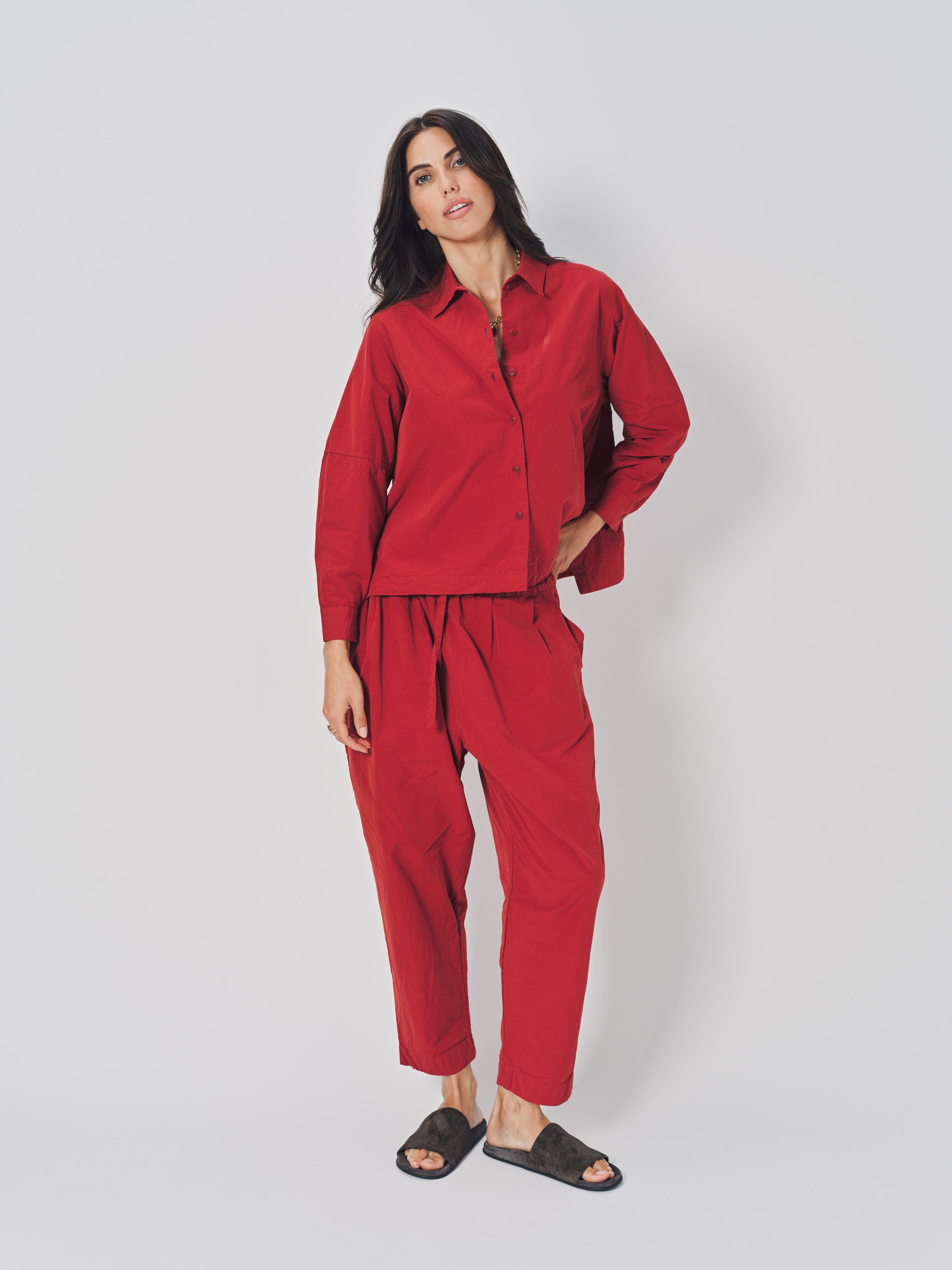 Casey Casey Elena Shirt in Cotton Rusty / XS