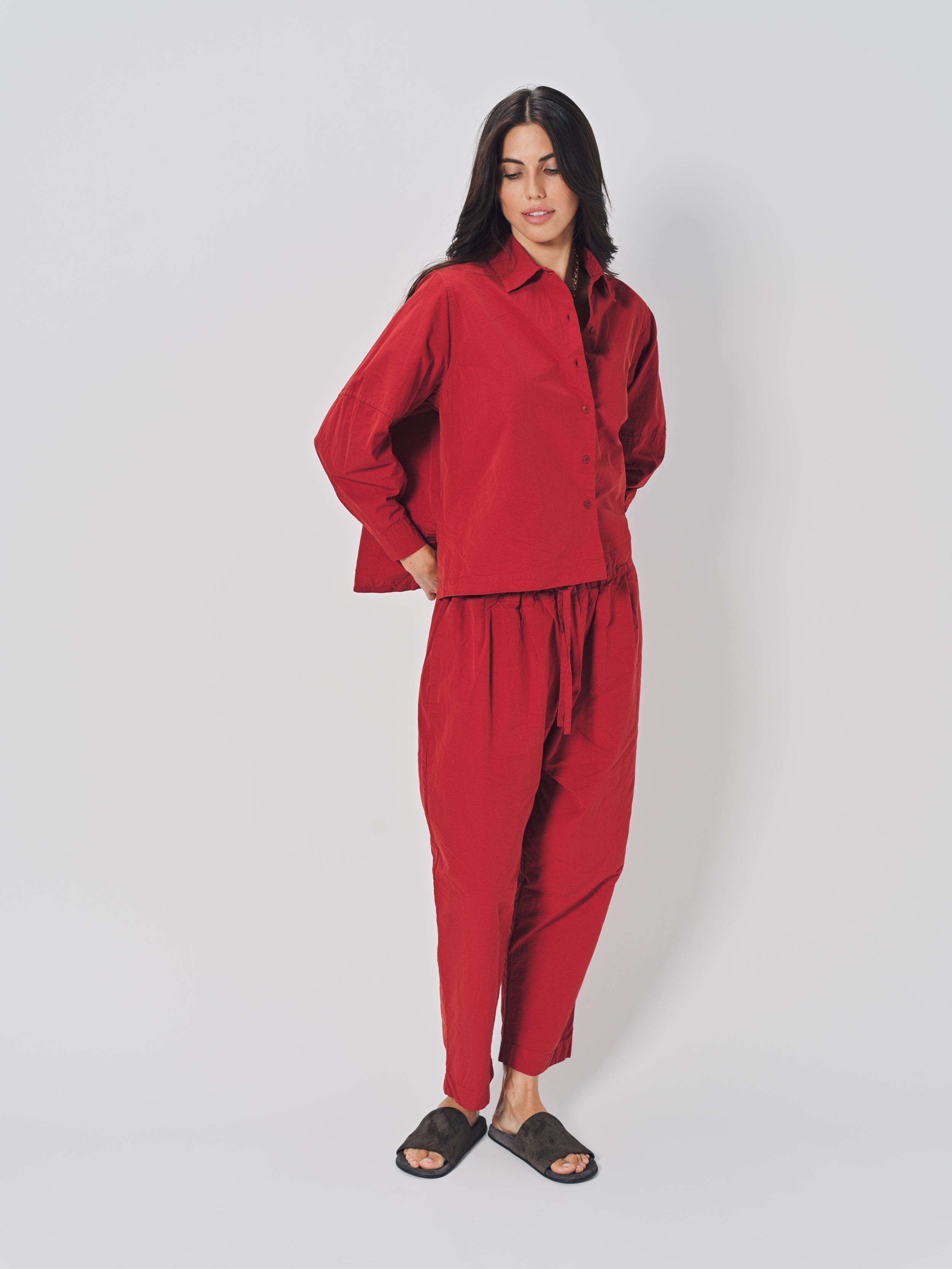 Casey Casey Elena Shirt in Cotton Rusty / XS
