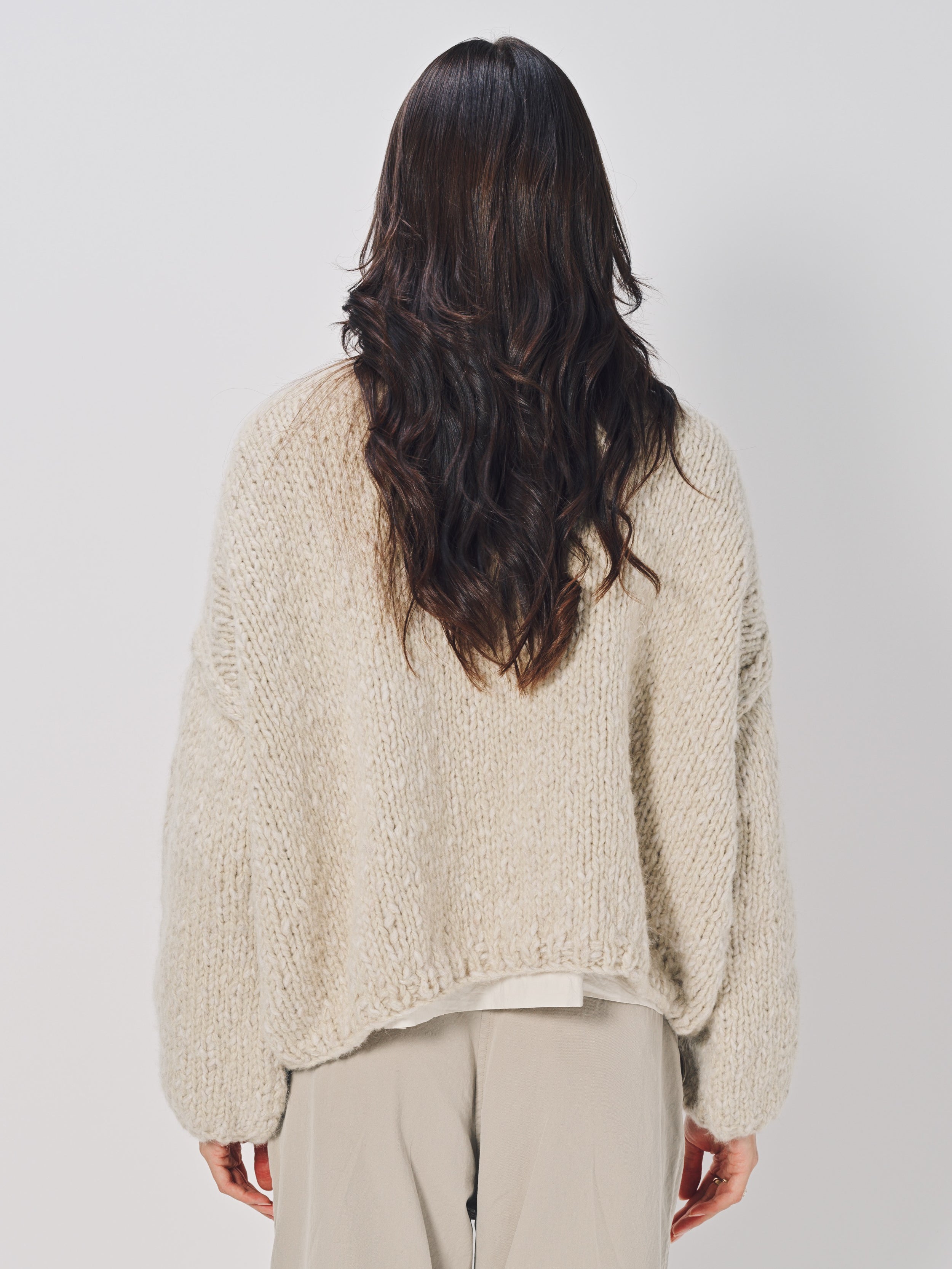 Casey Casey Short Cardigan Ecru / S