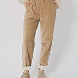 Casey Casey Long Chasse Pant in Velvet Beige / XS