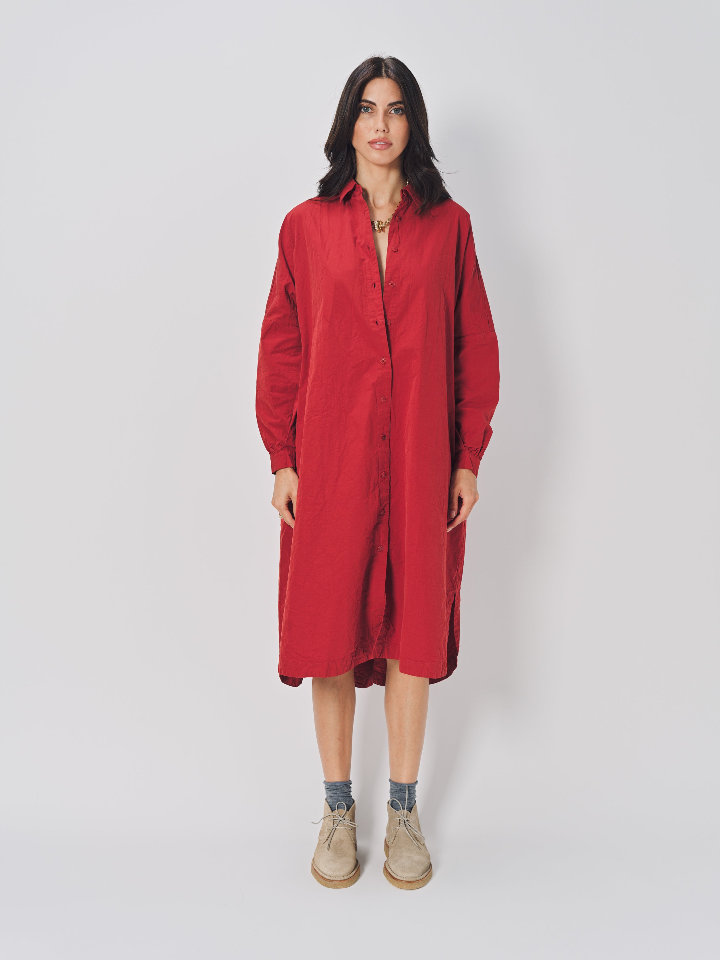 Casey Casey Yuri Dress in Cotton Rusty / S