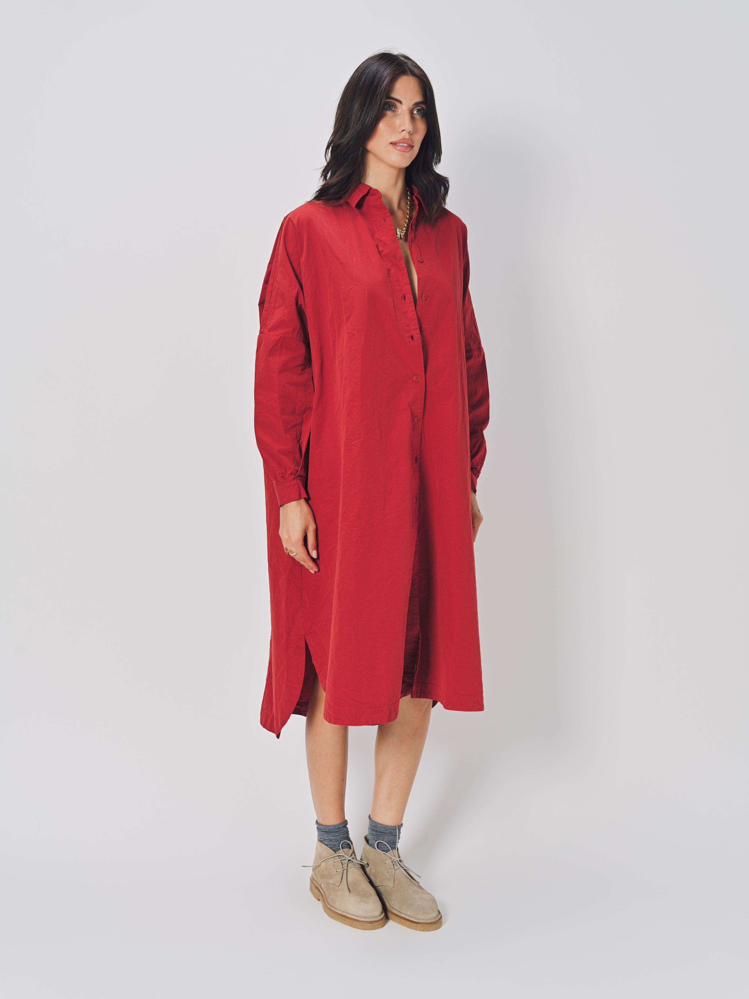 Casey Casey Yuri Dress in Cotton Rusty / S