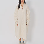 Casey Casey Tippy Dress in Sateen Natural / XS