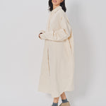 Casey Casey Tippy Dress in Sateen Natural / XS