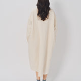 Casey Casey Tippy Dress in Sateen Natural / XS