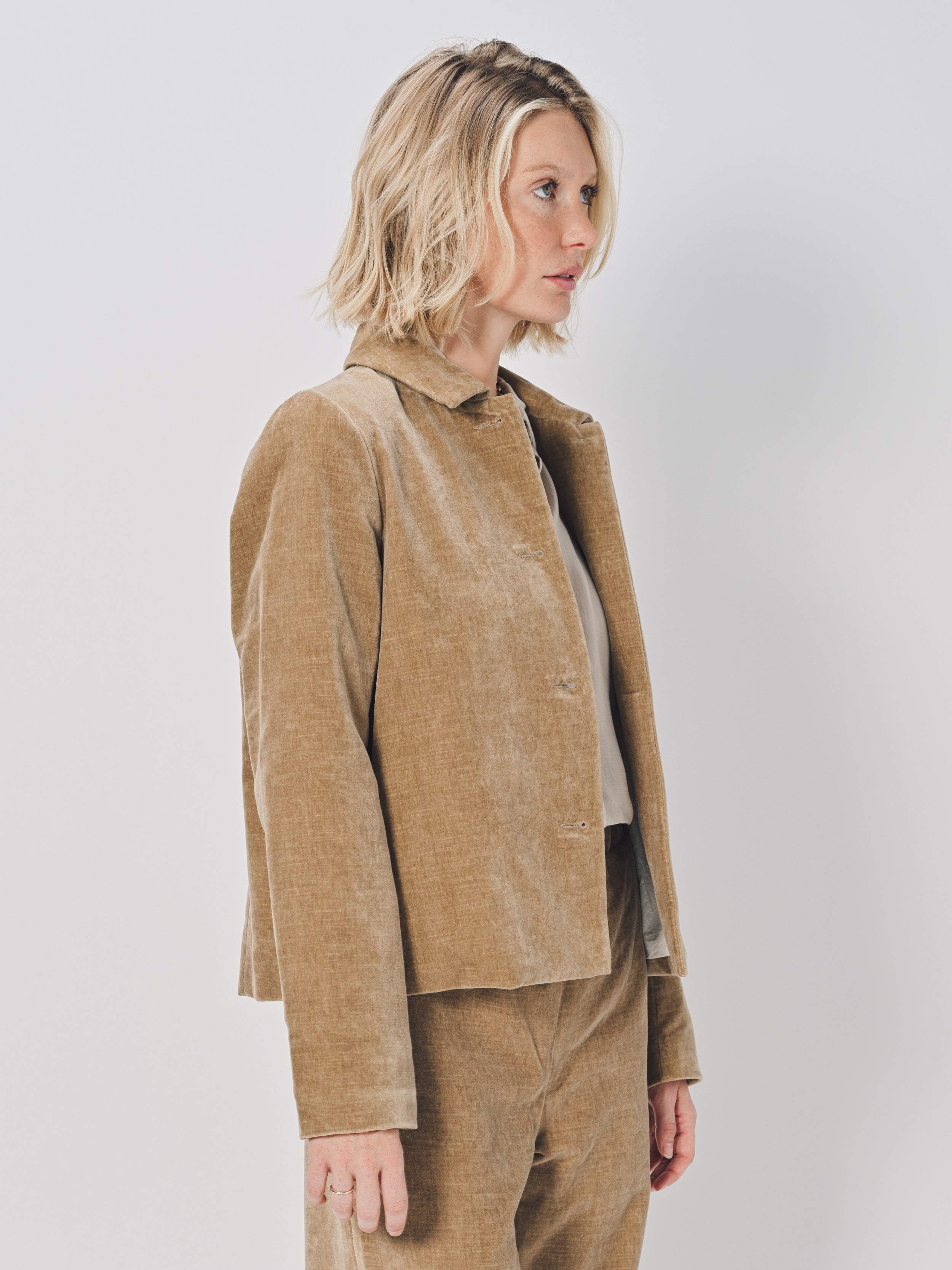 Casey Casey Pwet Jacket in Cotton Beige / XS