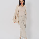Casey Casey Orsan Shirt in Cashmere and Wool Ecru / 1