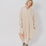 Casey Casey Orsan Dress in Cashmere and Wool Ecru / 0