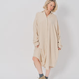 Casey Casey Orsan Dress in Cashmere and Wool Ecru / 0