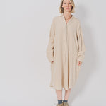 Casey Casey Orsan Dress in Cashmere and Wool Ecru / 0