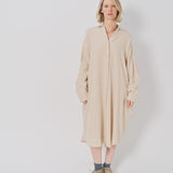 Casey Casey Orsan Dress in Cashmere and Wool Ecru / 0