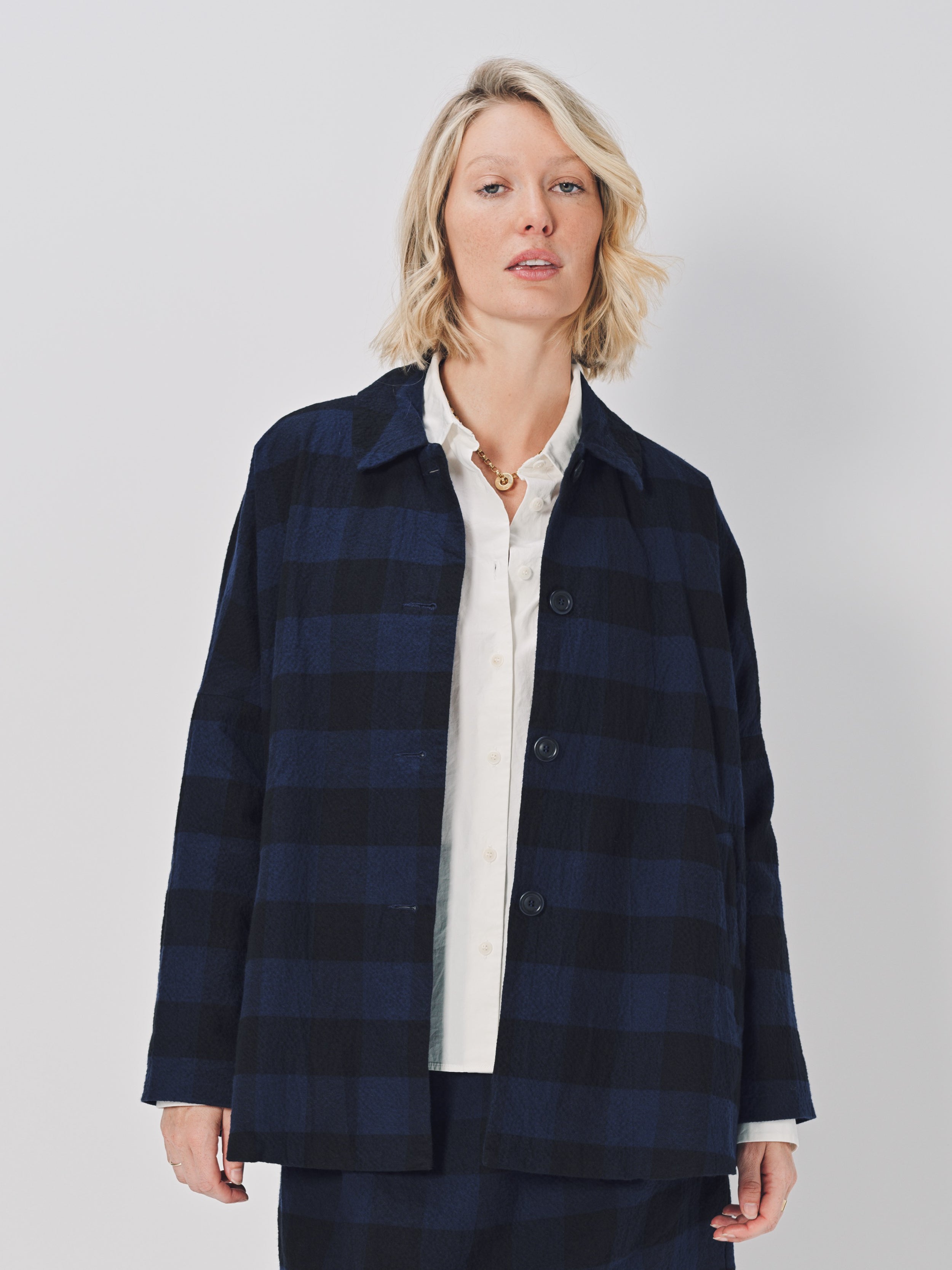 Casey Casey Sunny Bab Jacket in Cotton Navy / 2