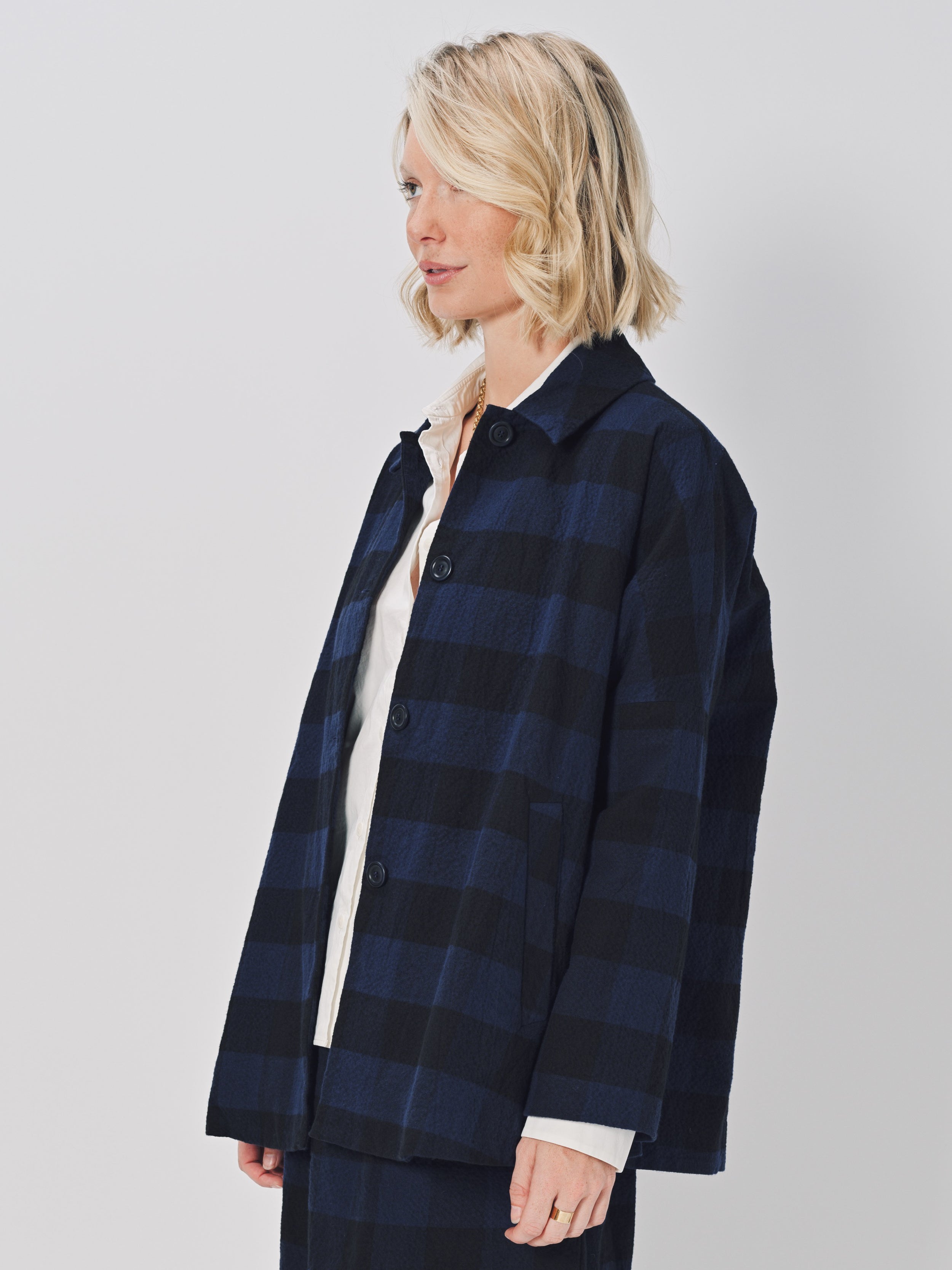 Casey Casey Sunny Bab Jacket in Cotton Navy / 2
