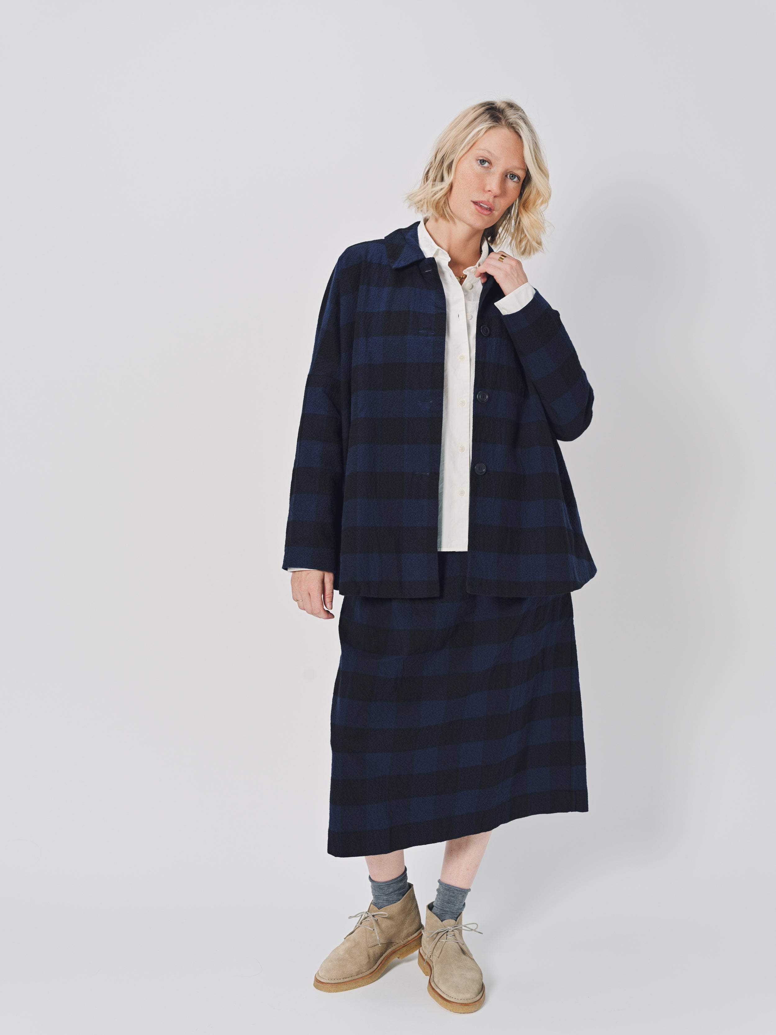 Casey Casey Sunny Bab Jacket in Cotton Navy / 2