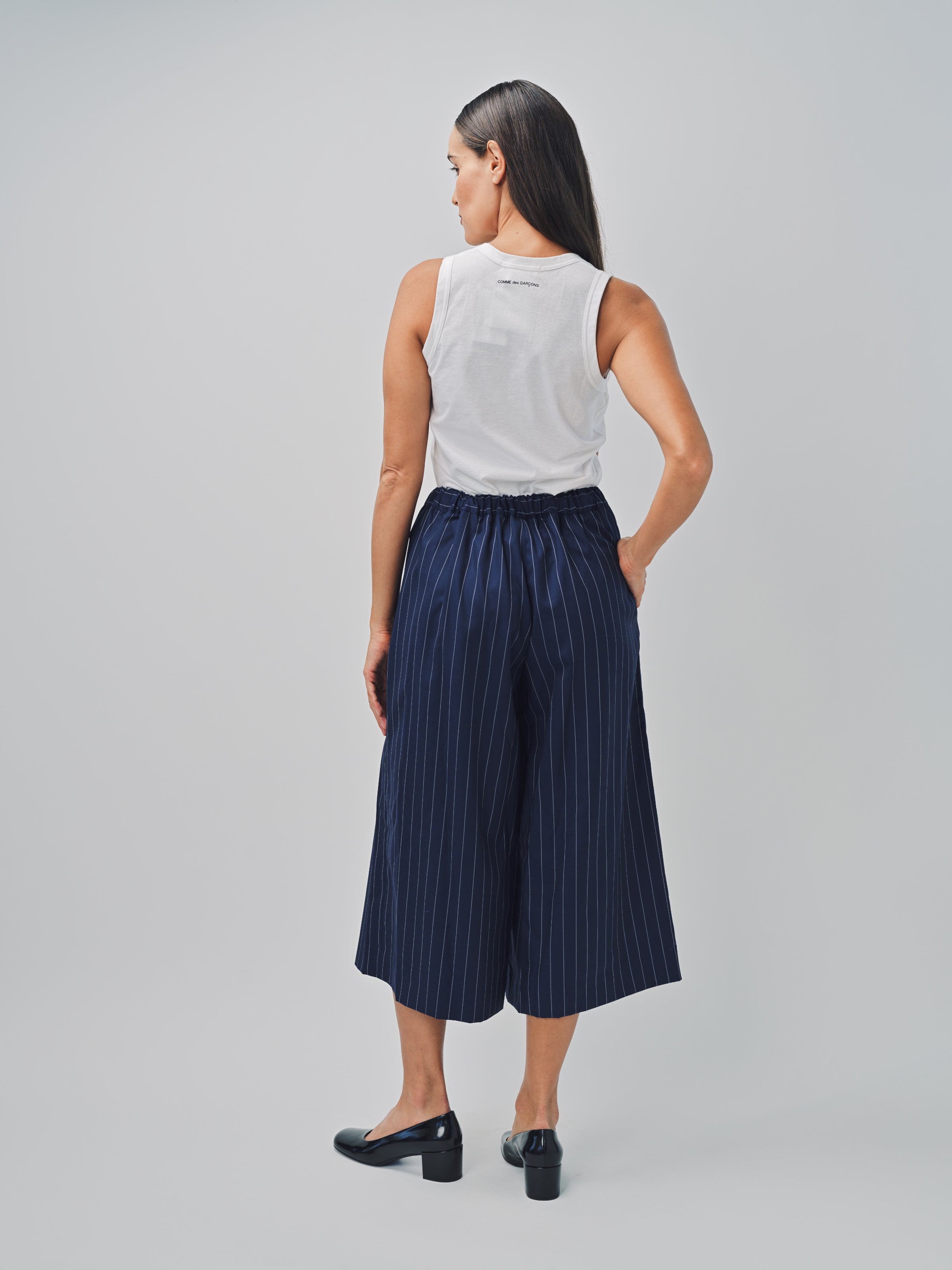 Comme des Garcons Tank Top White/Black / XS