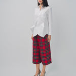 Comme des Garcons Plaid Pants Red / XS