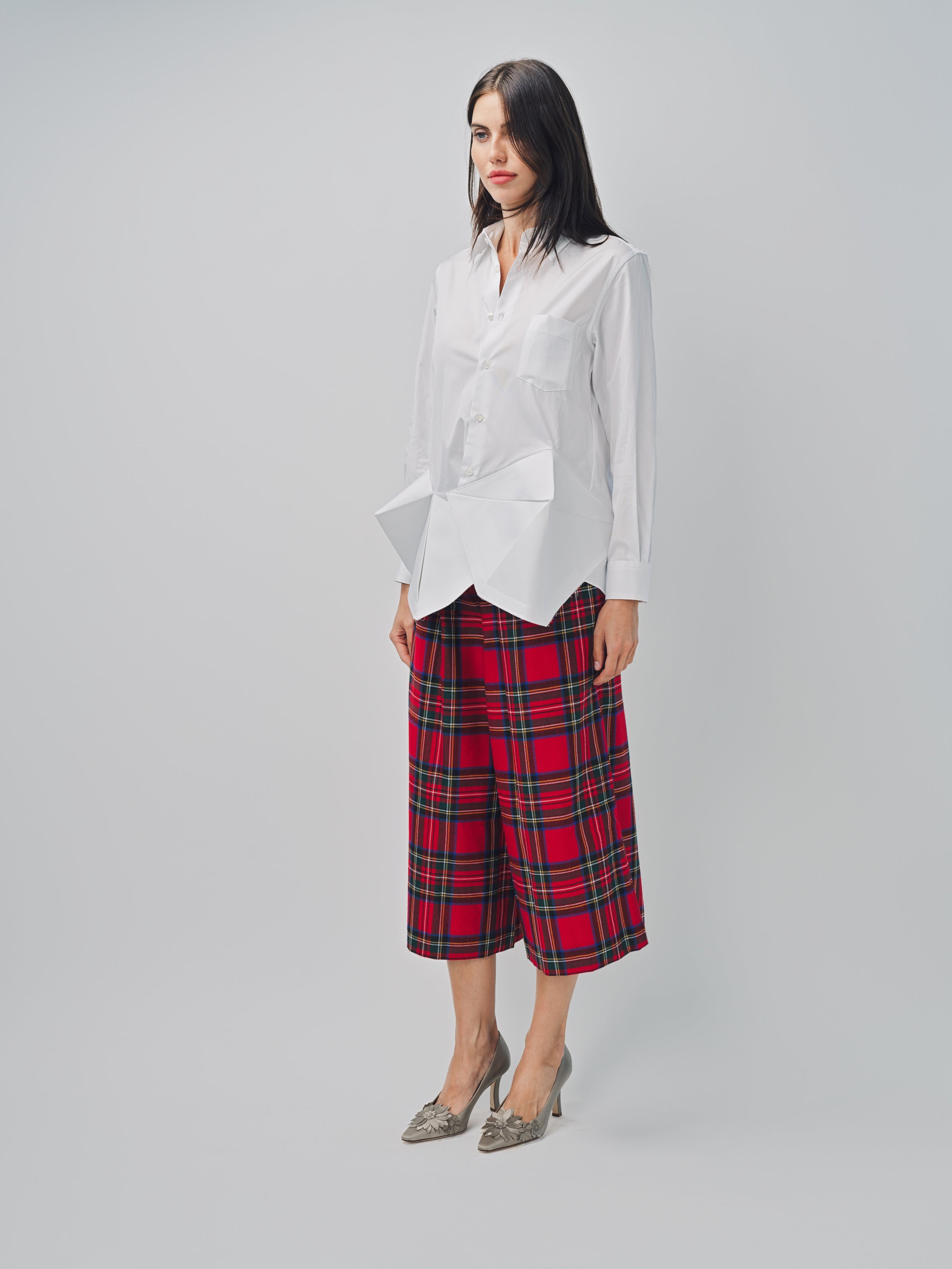 Comme des Garcons Plaid Pants Red / XS