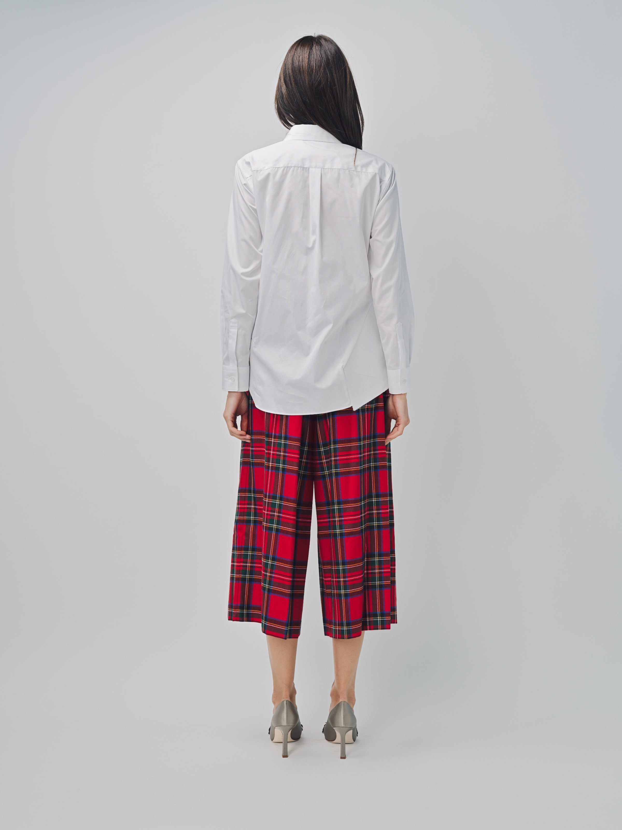 Comme des Garcons Plaid Pants Red / XS