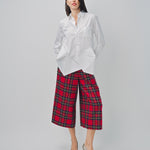 Comme des Garcons Plaid Pants Red / XS