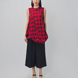 Comme des Garcons Plaid T-Shirt Red / XS