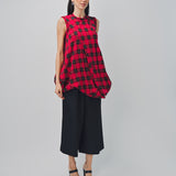 Comme des Garcons Plaid T-Shirt Red / XS