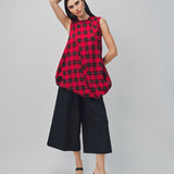 Comme des Garcons Plaid T-Shirt Red / XS