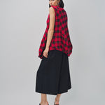 Comme des Garcons Plaid T-Shirt Red / XS