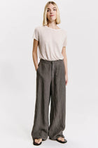 Linen palazzo trousers