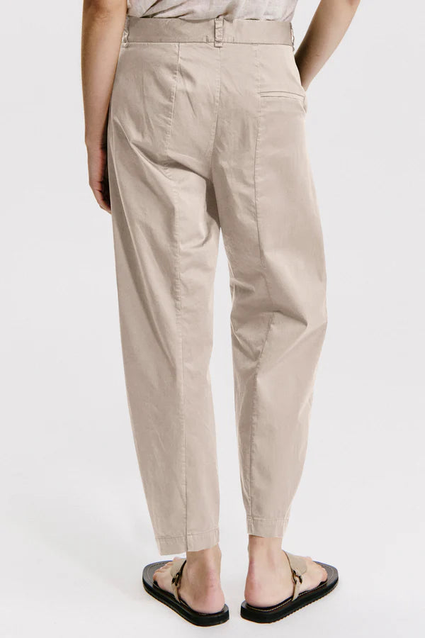 Comfort-fit stretch cotton trousers