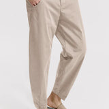 Transit Comfort-fit stretch cotton trousers