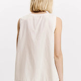 Transit Silk blend comfort fit flared tank top
