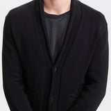 Transit Men's Loose-fit plain cotton cardigan