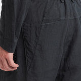 Transit Men's Loose fit linen trousers with front carter pockets