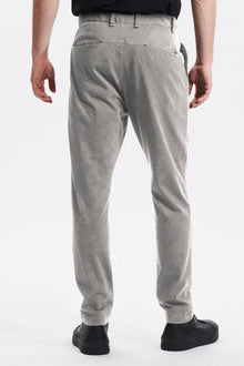 Loose fit chino trousers in heavy cotton jersey