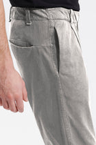 Loose fit chino trousers in heavy cotton jersey