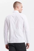 Regular-fit shirt in stretch cotton poplin