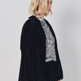 Daniela Gregis Gladiolo Bianco Lavata Jacket Blu Navy / One size