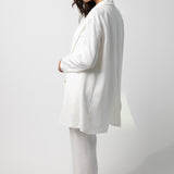 Dusan Open Back Linen Blazer